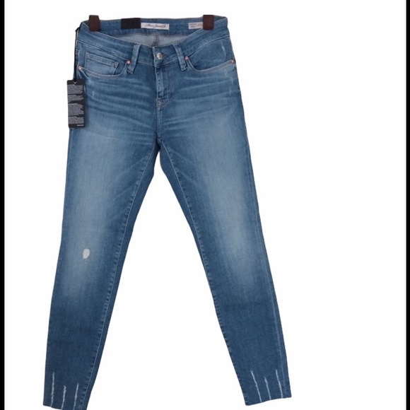 Mavi Adriana Ankle Super Skinny Mid Rise Jeans 26 - Picture 2 of 8